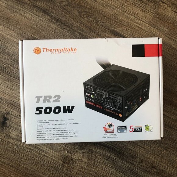 Thermaltake TR2 500W ATX 12V 2.2 Power Supply Open Box - Picture 1 of 13